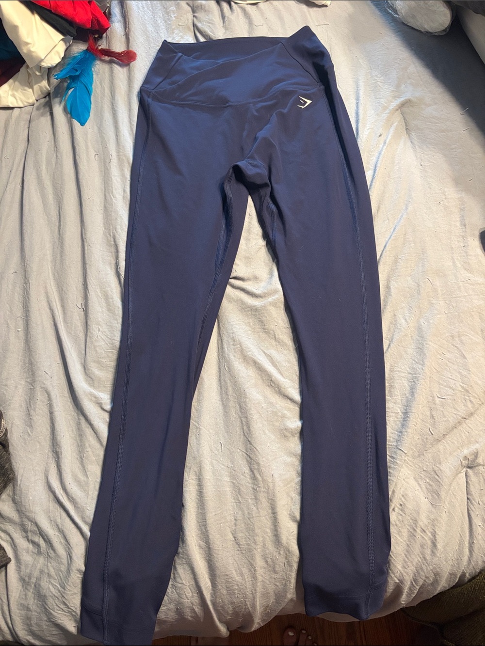navy blue gymshark leggings, size small, worn once